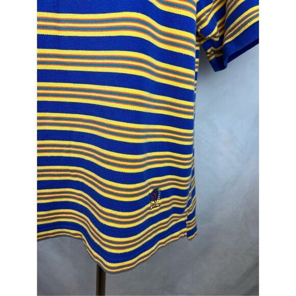 Vintage 1990s Y2K Tommy Hilfiger Striped Polo Size Large - Picture 3 of 7